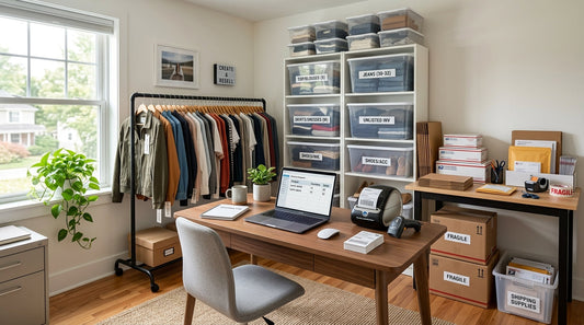 How Much Space Do You Actually Need to Run a Resale Business From Home