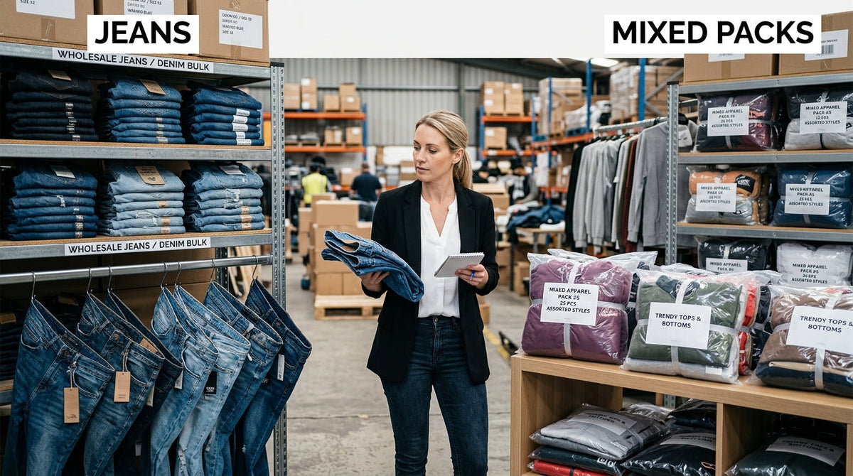 Jeans vs Mixed Packs: Which Wholesale Category Sells Faster for Resellers