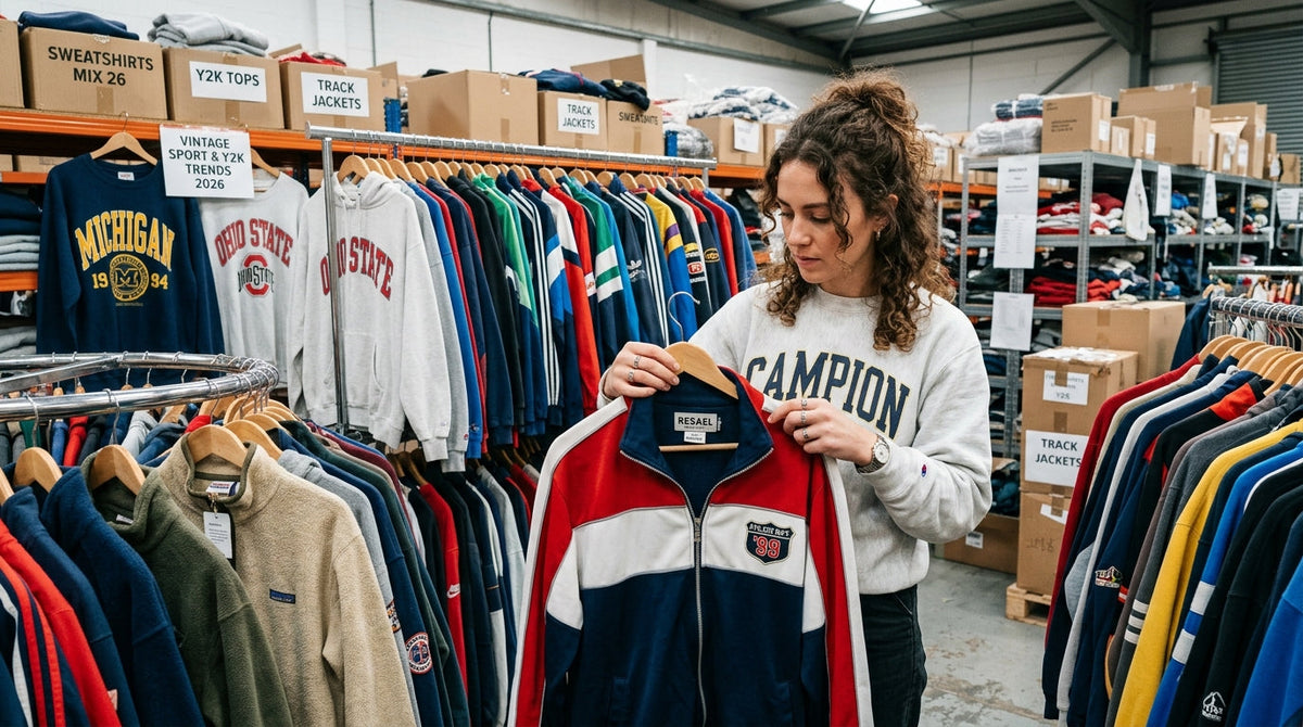 Sweatshirt & Track Jacket Trends 2026: Vintage Sport, Y2K, and What Sells