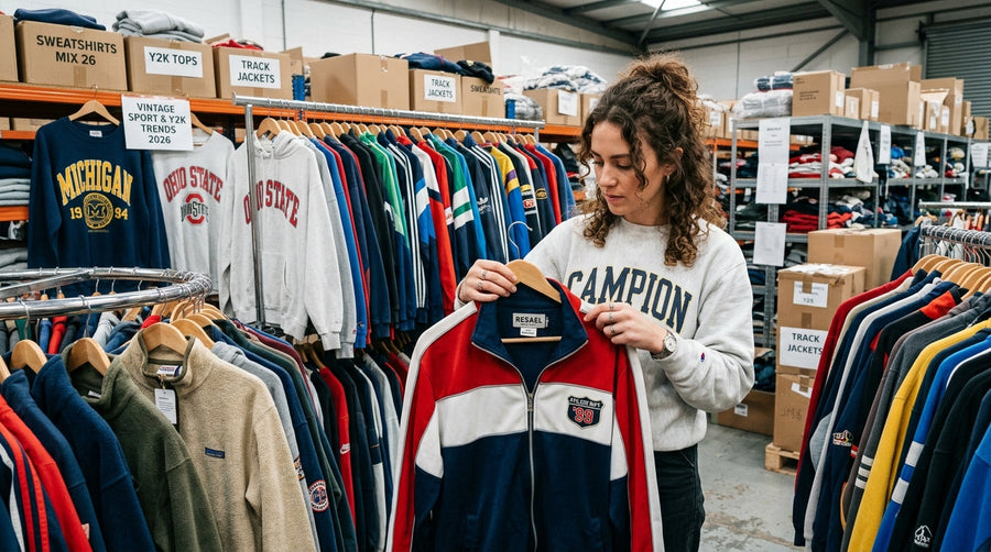 Sweatshirt & Track Jacket Trends 2026: Vintage Sport, Y2K, and What Sells